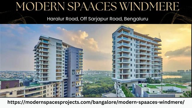 Modern Spaaces Windmere: Possession by December 2027 1 Modern Spaaces Windmere